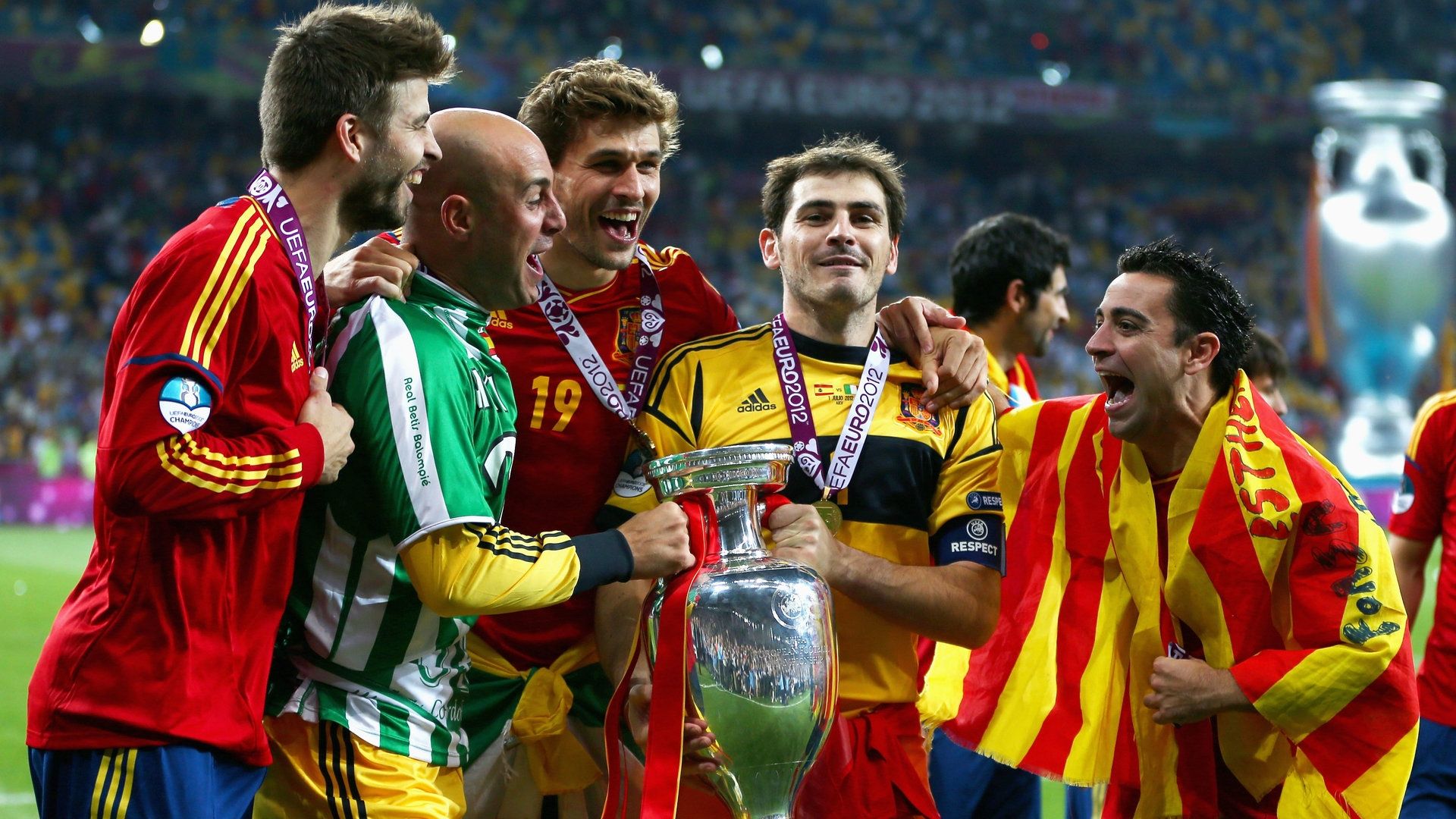 Spain players win Euro 2012