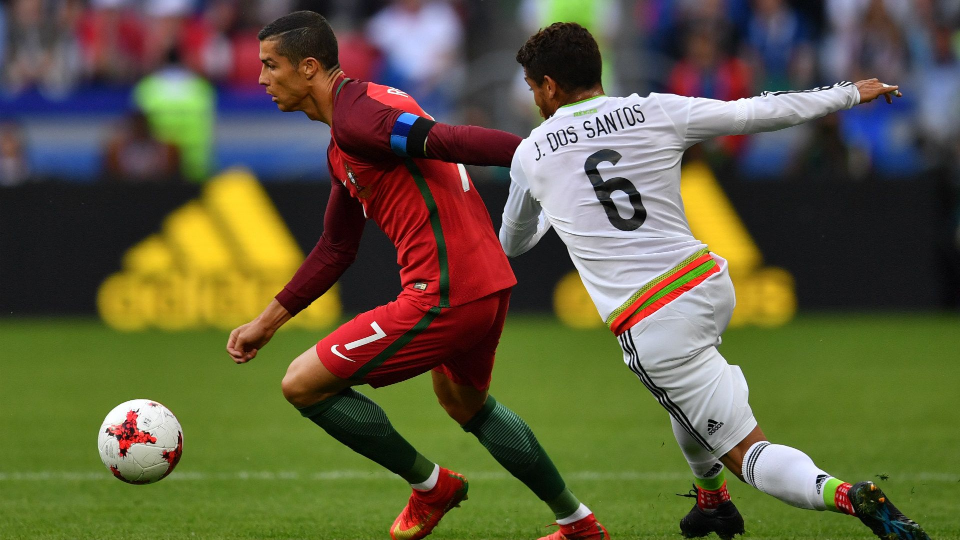 Cristiano Ronaldo Portugal Jonathan Dos Santos Mexico