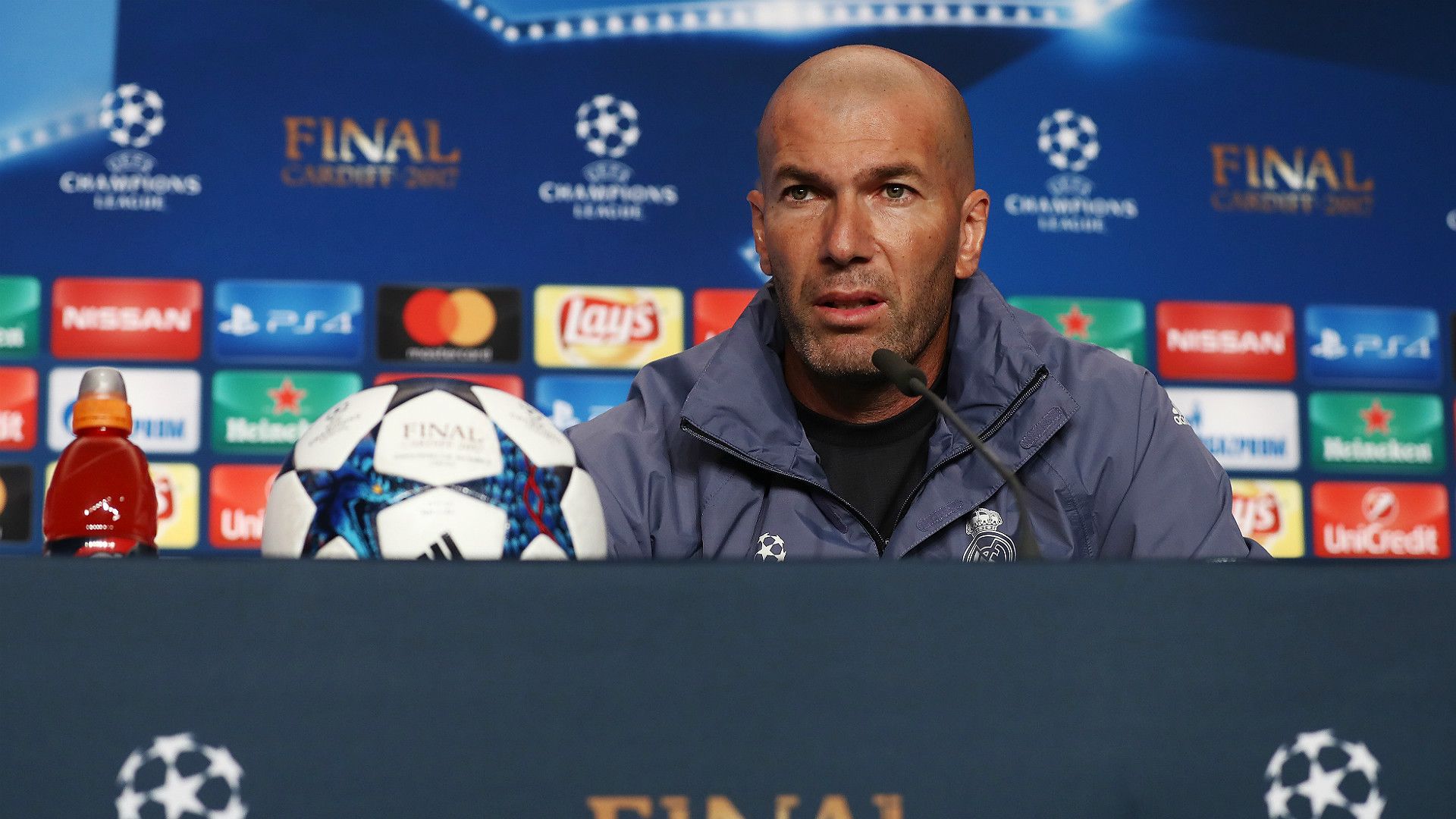 Zinedine Zidane Champions League Final press conference