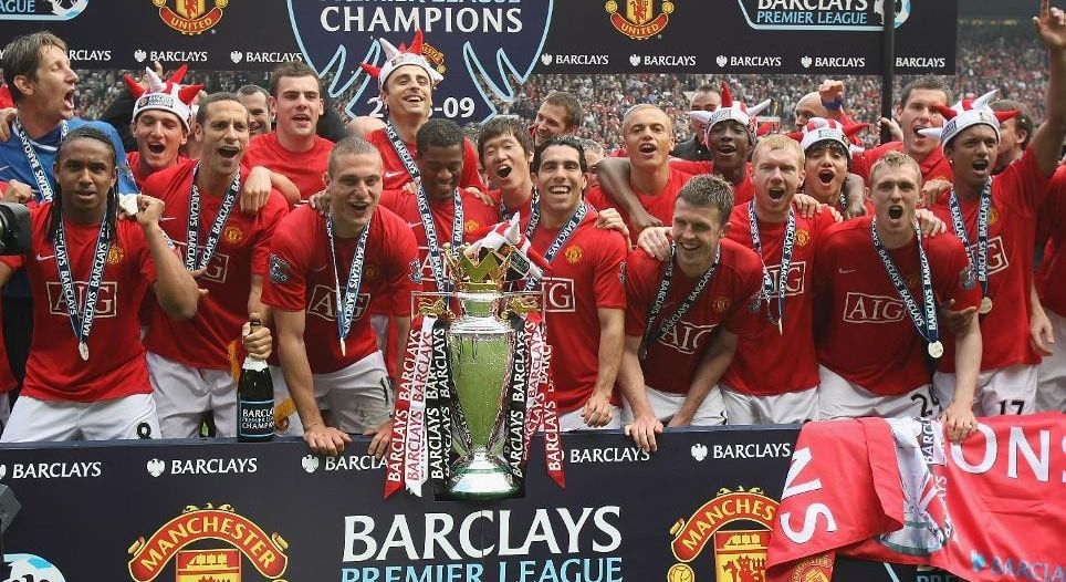 Manchester United Premier League 2008