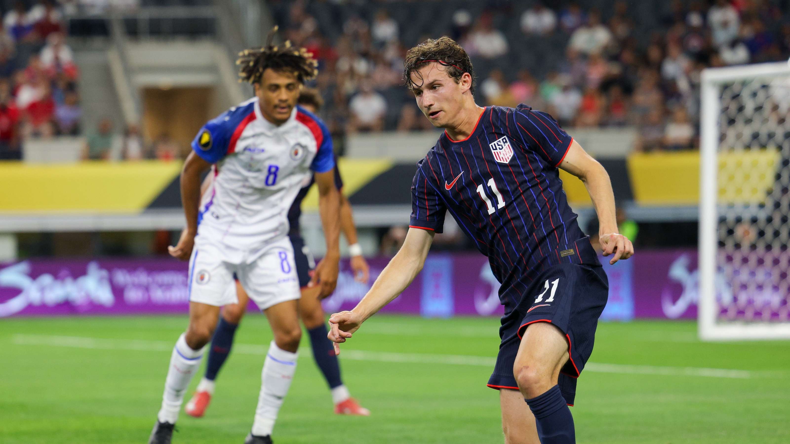 Brenden Aaronson USMNT vs Haiti