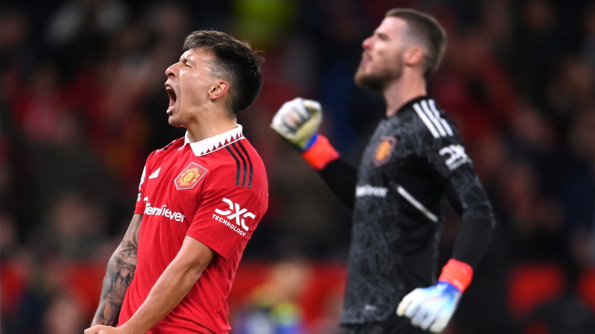 Lisandro Martinez David de Gea Manchester United 2022-23