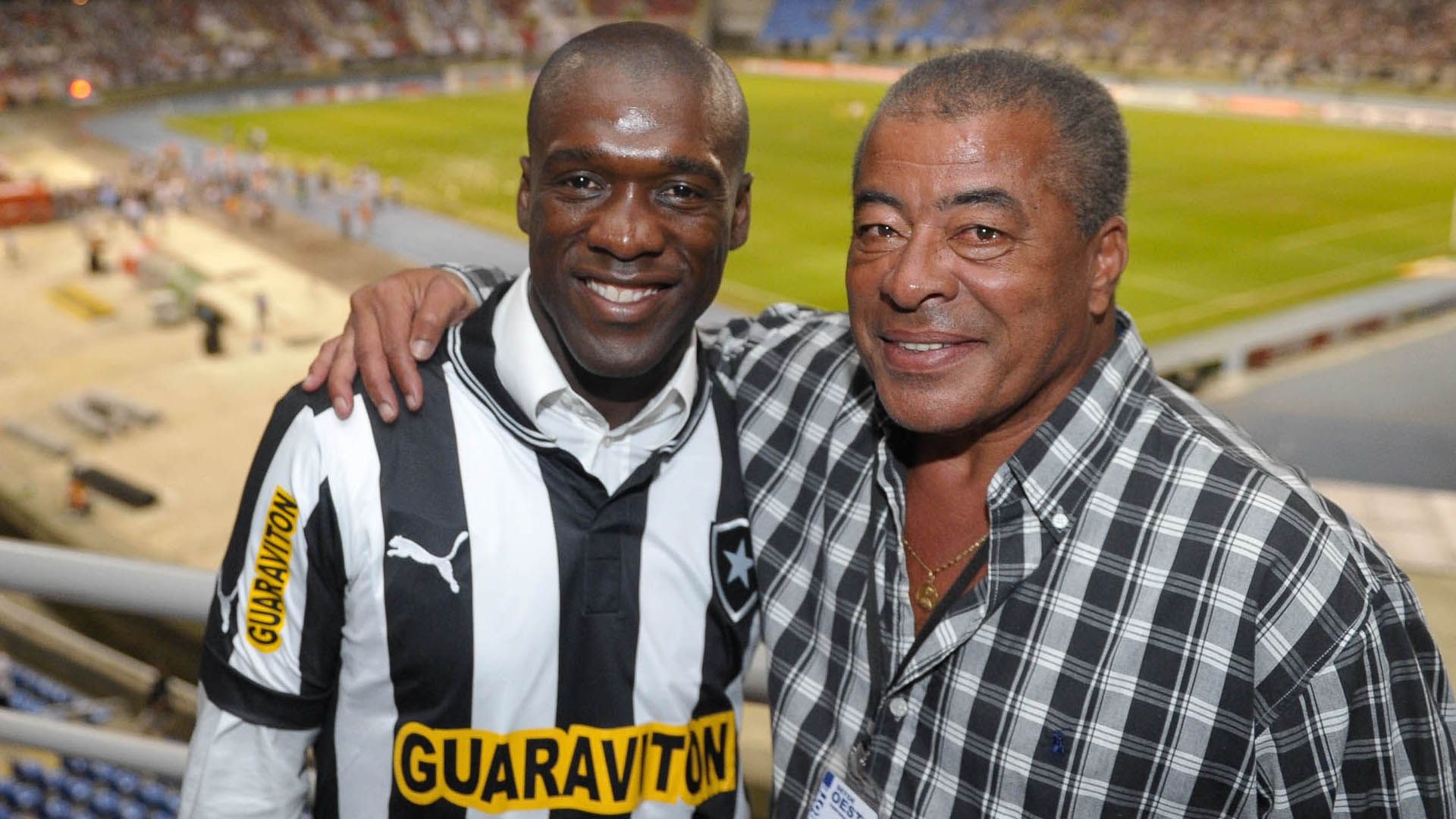 Seedorf e Jairzinho 07 07 12