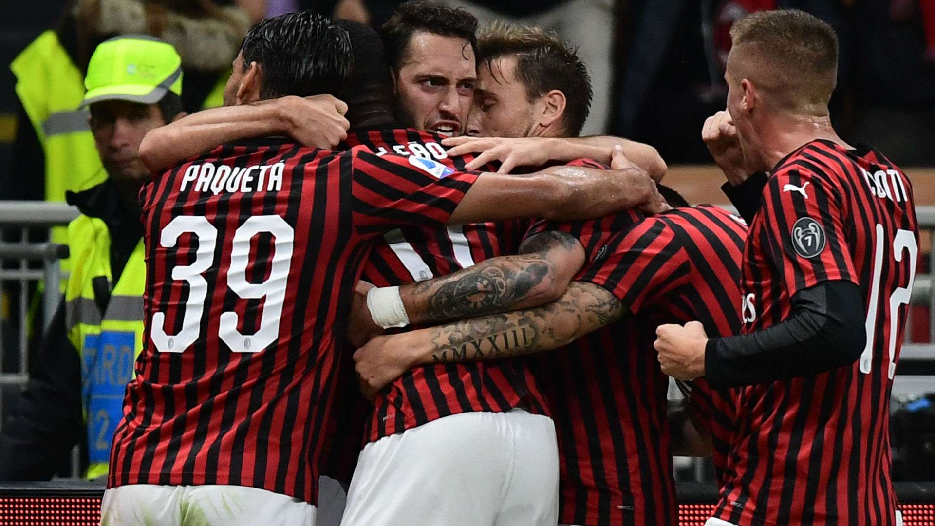 Calhanoglu Milan Lecce Serie A