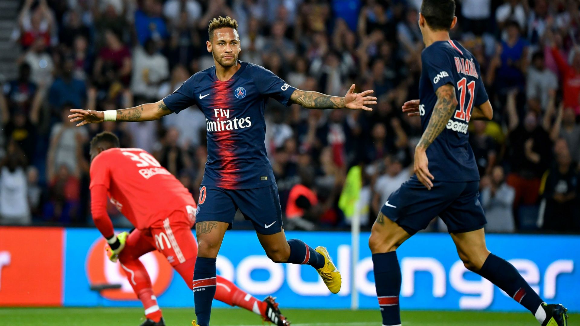 Neymar PSG Caen Ligue 1 12082018