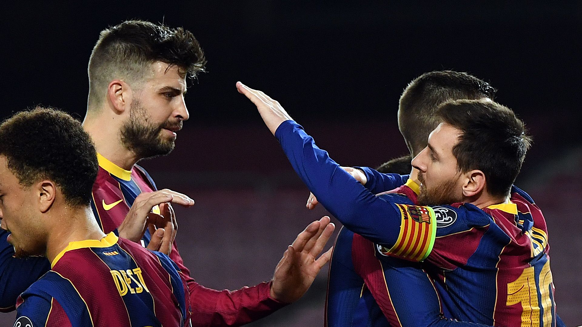 Piqué y Messi, Barcelona