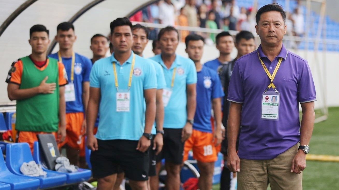 Coach Le Huynh Duc - Nguyen Viet Thang SHB Da Nang vs Sai Gon FC Round 18 V.League 2019