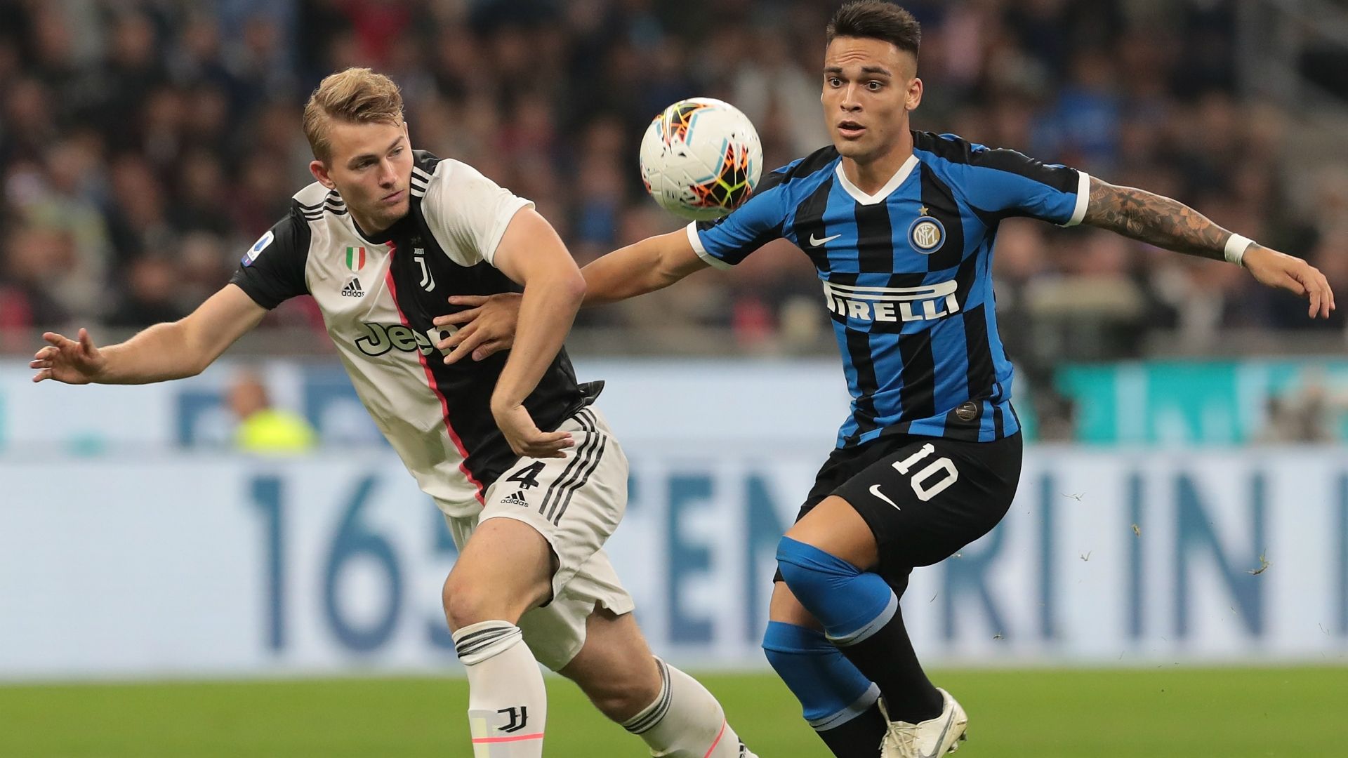 Matthijs de Ligt Lautaro Martinez Internazionale - Juventus 10062019