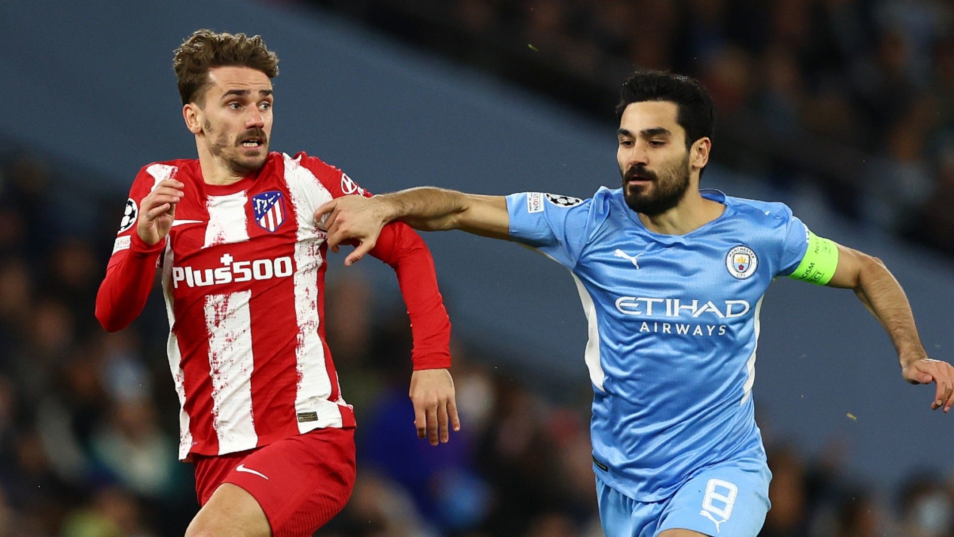 Griezmann_Atletico Madrid vs Ilkay Guendogan_Manchester City