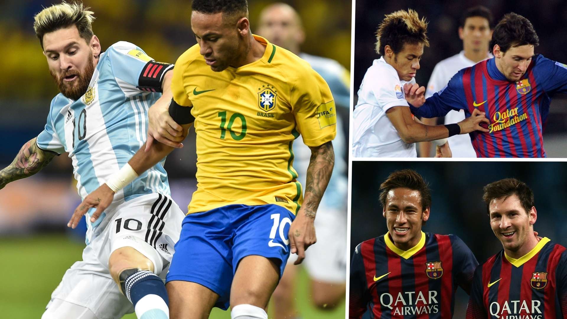 Messi Neymar Argentina Brasil Enfrentamientos