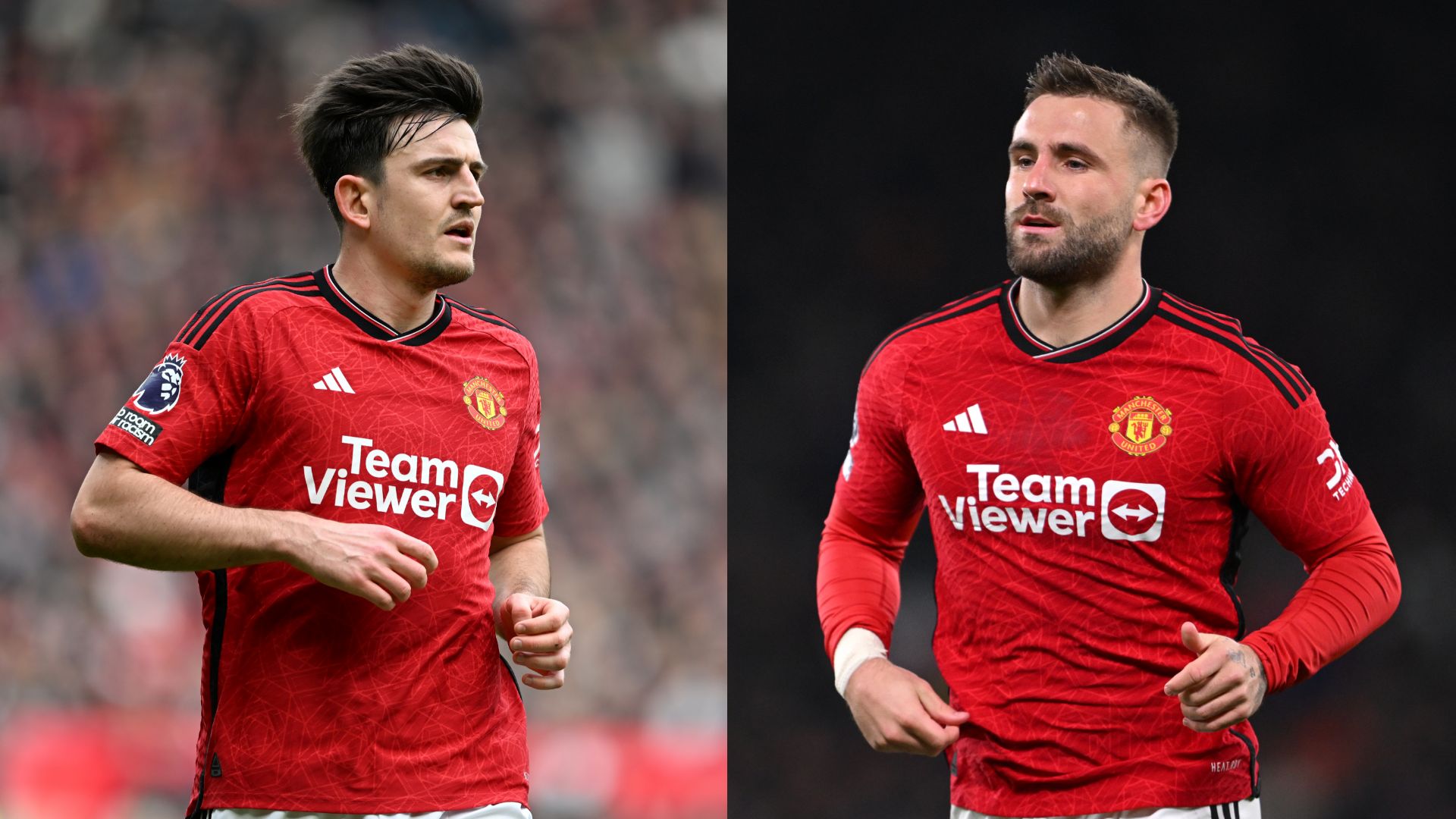 Harry Maguire Luke Shaw Man Utd