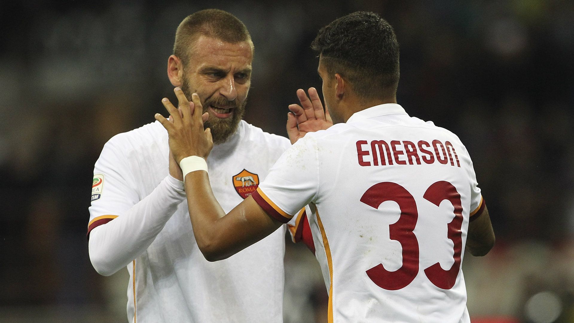 Daniele De Rossi Emerson Palmieri Roma 2016