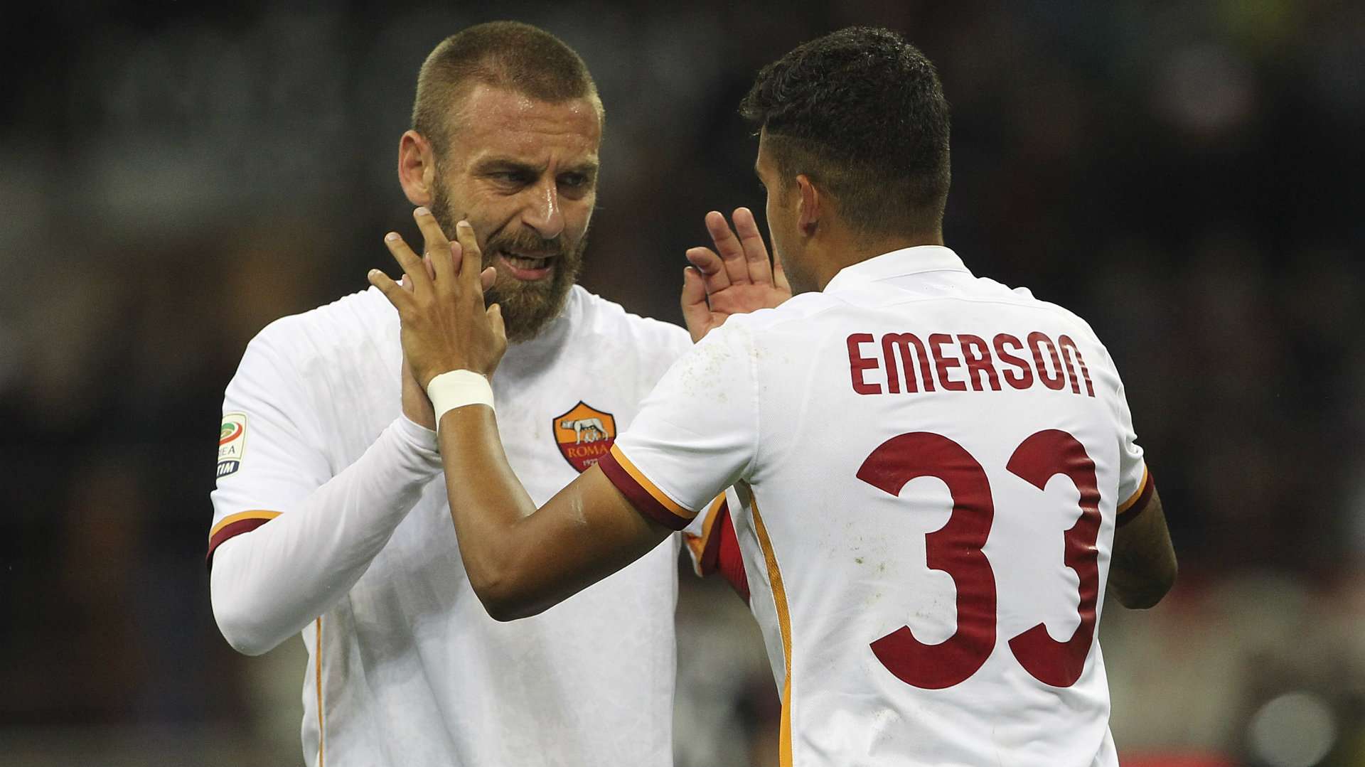 Daniele De Rossi Emerson Palmieri Roma 2016