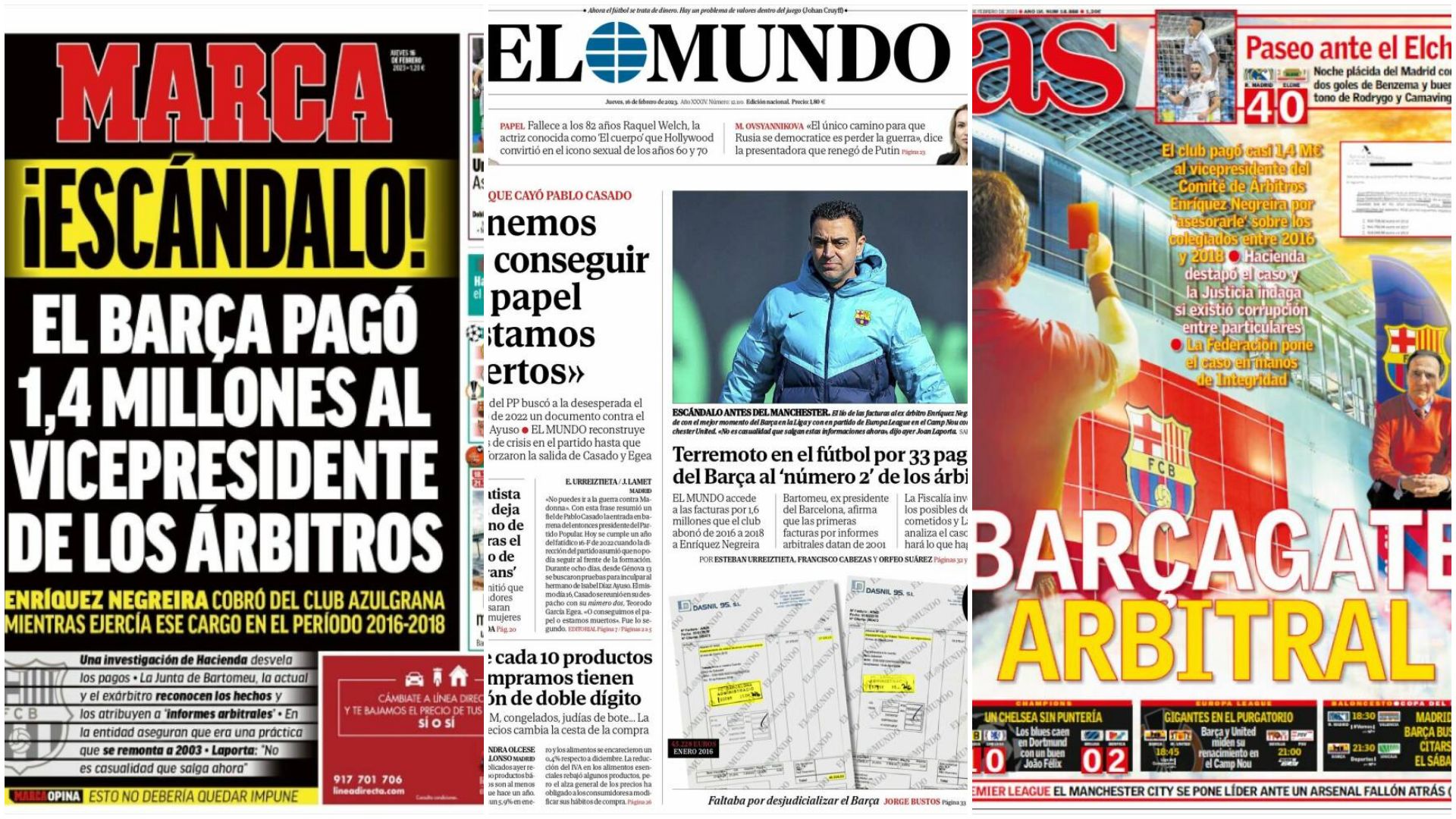 Portadas 16 de febrero