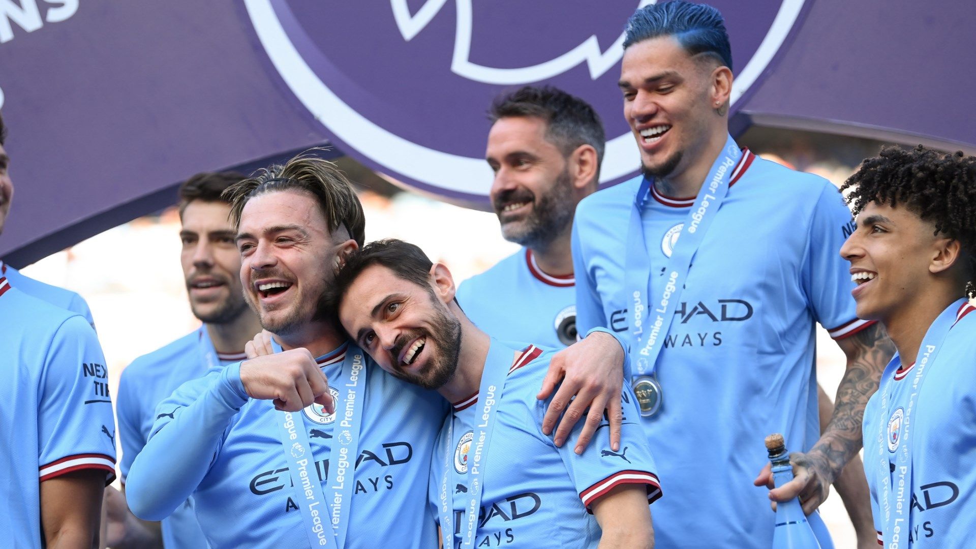 Jack Grealish Man City celebrations 2022-23