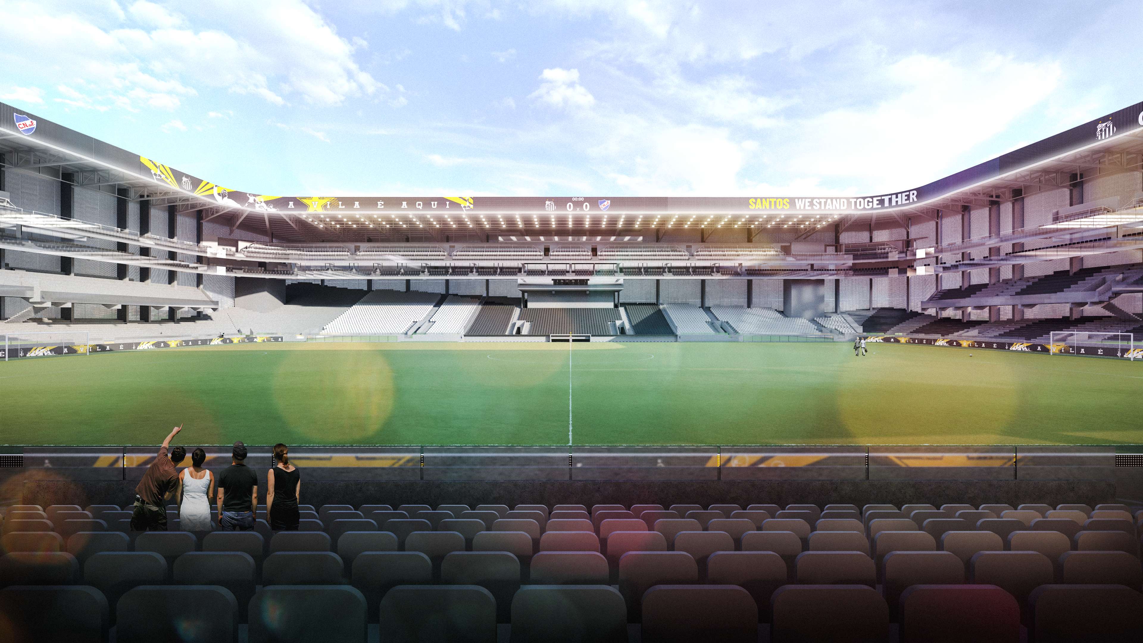 Projeto da nova arena do Santos, 2025