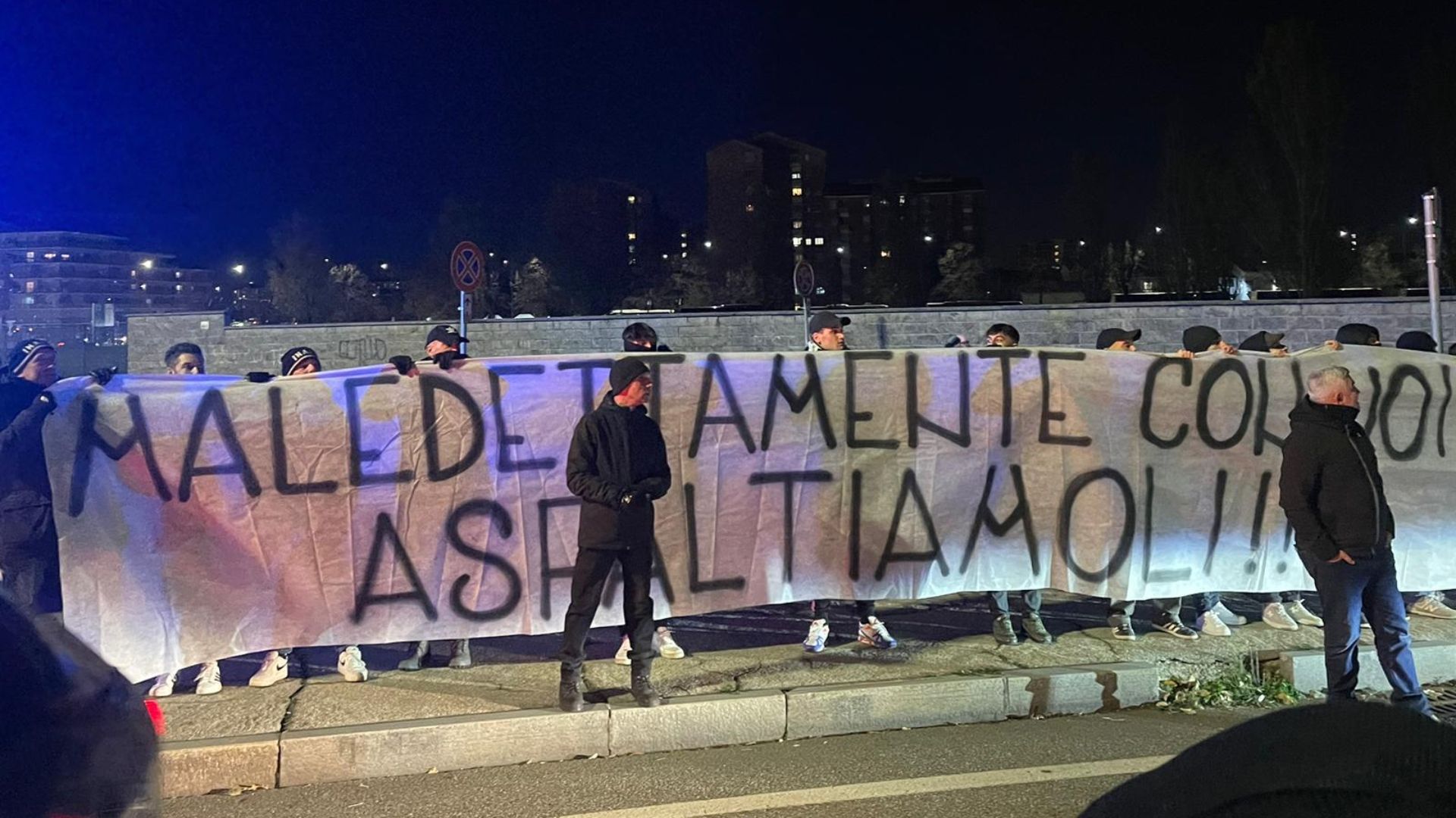 Striscioni Juventus Inter