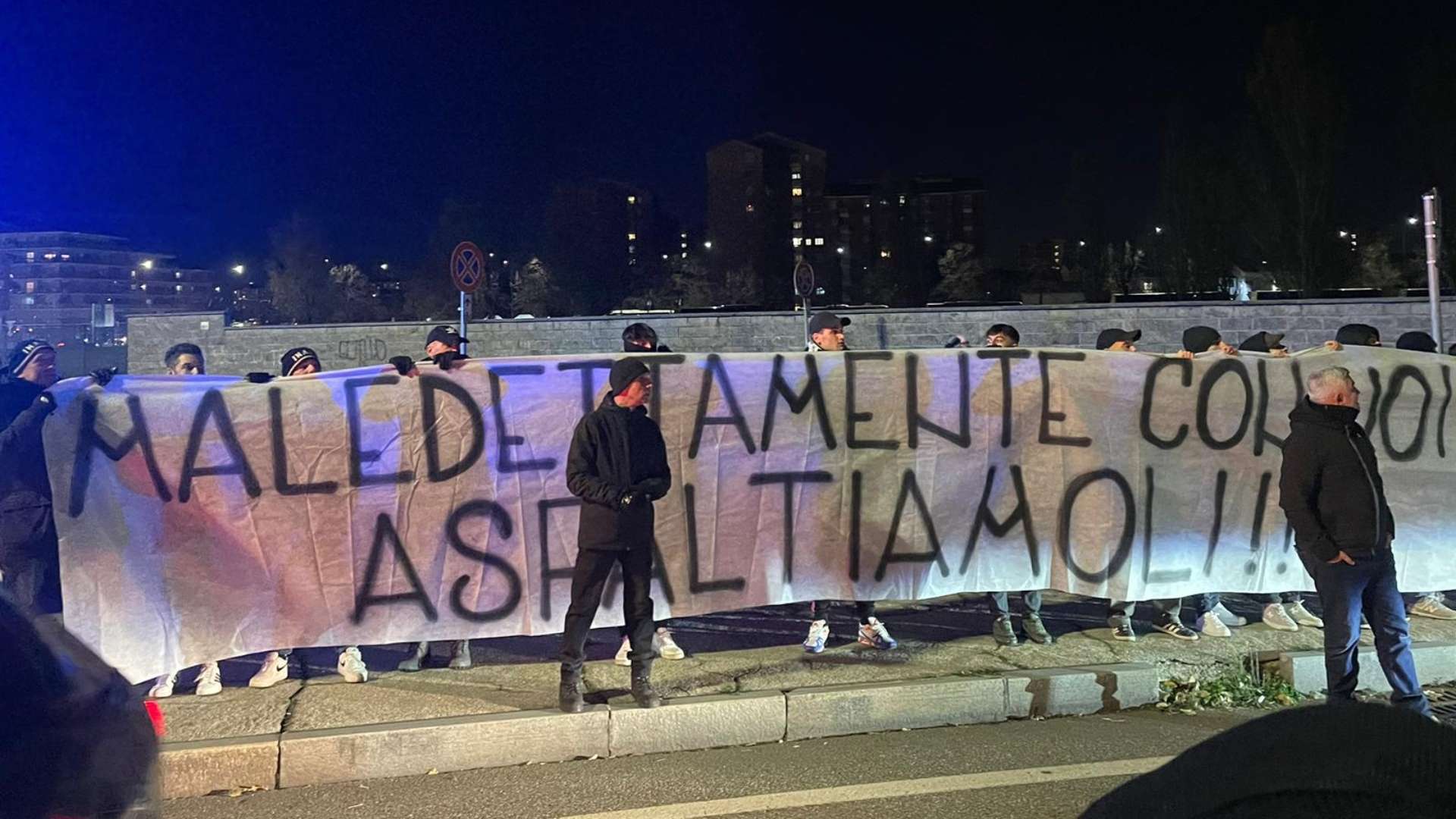 Striscioni Juventus Inter