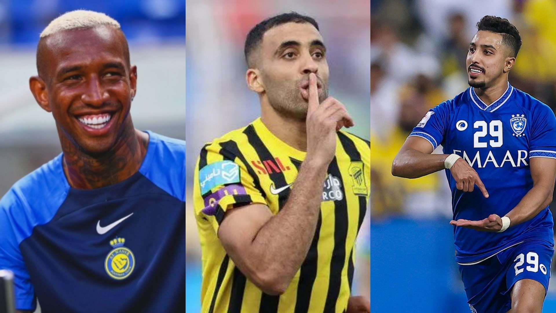 Salem Al-Dawsari - Talisca - Abderrazak Hamdallah - Nassr - Ittihad - Hilal