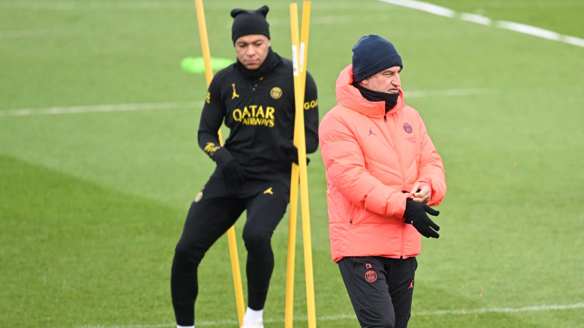 PSG Camp des Loges Mbappé Galtier