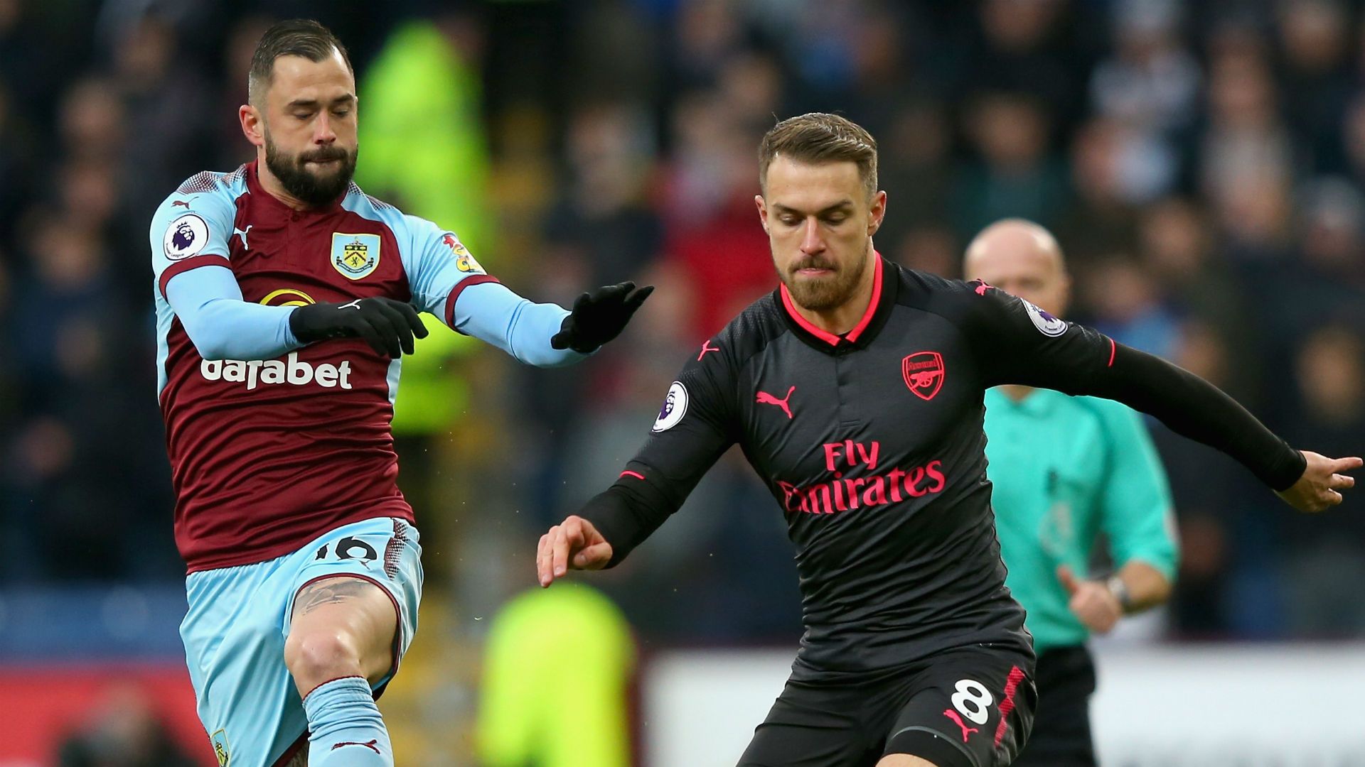 Steven Defour Burnley Aaron Ramsey Arsenal