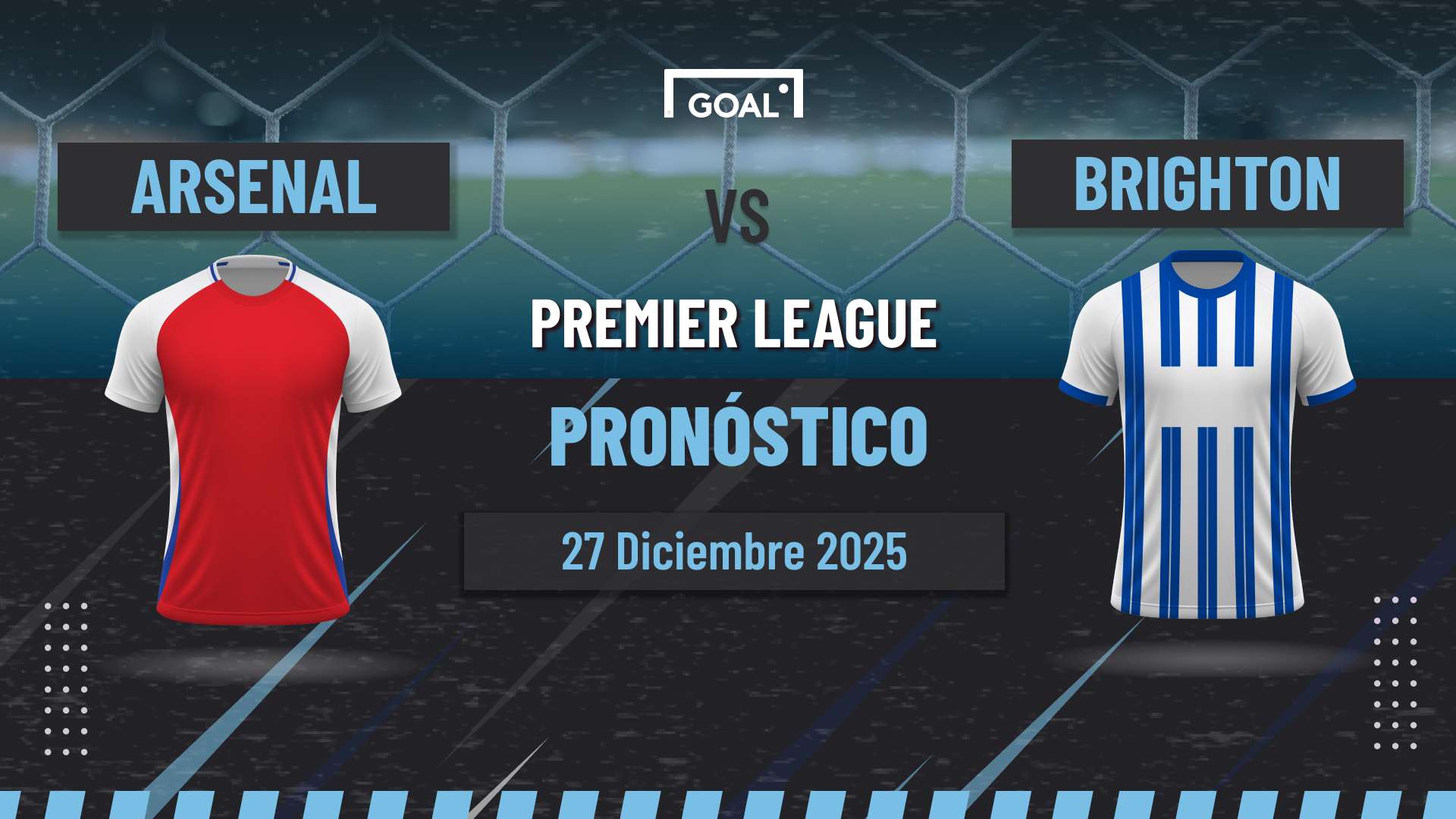 Arsenal vs Brighton Pronóstico y Apuestas Premier League | 27/12/25