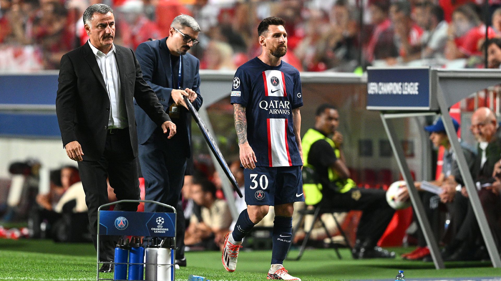lionel messi psg benfica champions league 05102022