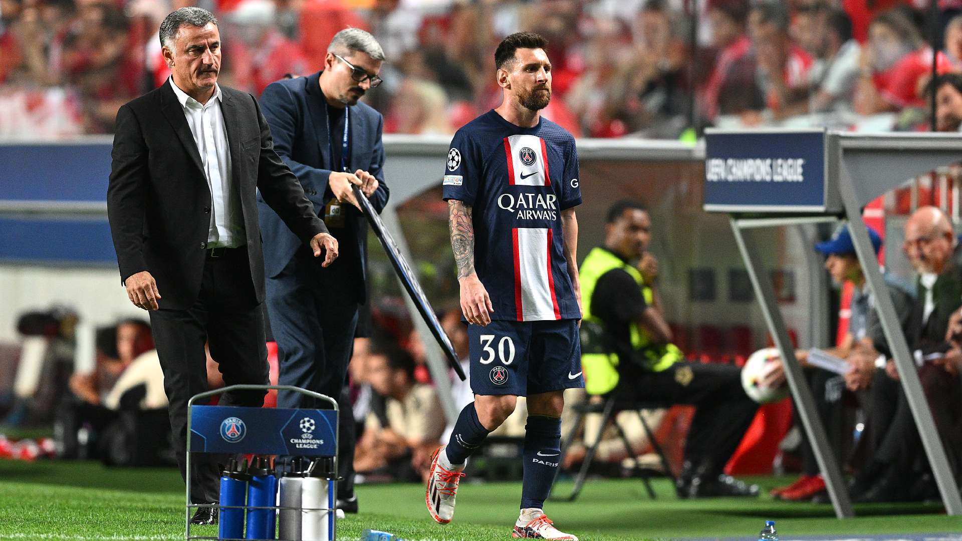 lionel messi psg benfica champions league 05102022
