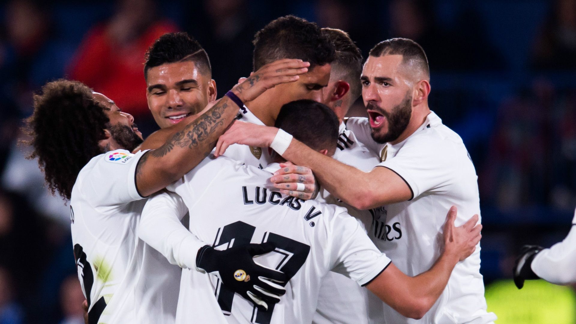 Real Madrid celebrate 2018-19