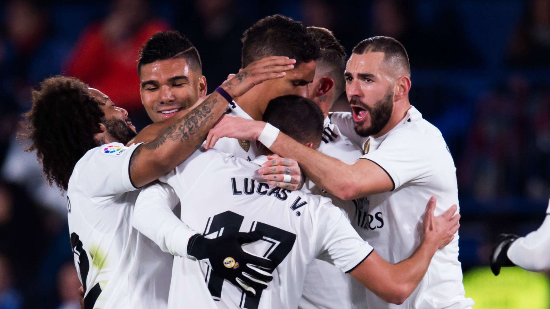 Real Madrid celebrate 2018-19