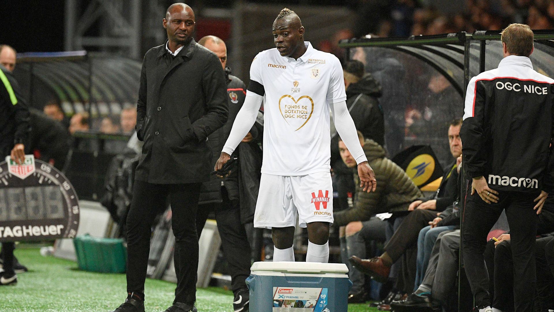 GERMANY ONLY Patrick Vieira Mario Balotelli OGC Nizza