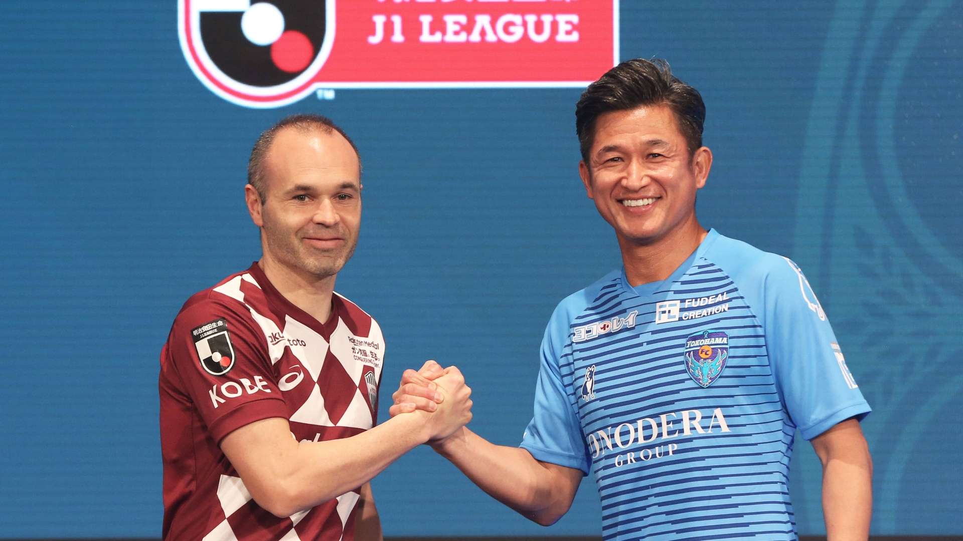 GER ONLY Kazuyoshi Miura Kazu Iniesta Yokohama 14-02-2020