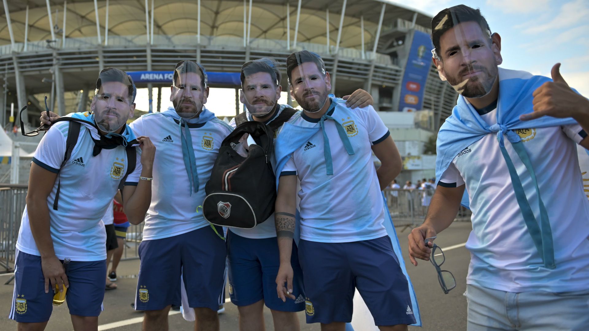 Hinchas Fans Argentina Colombia Copa America 2019