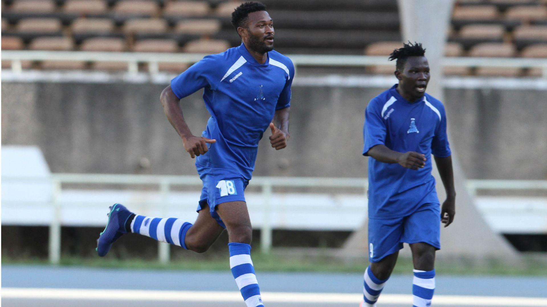 New Star of Cameroon celebrate v Gor Mahia.