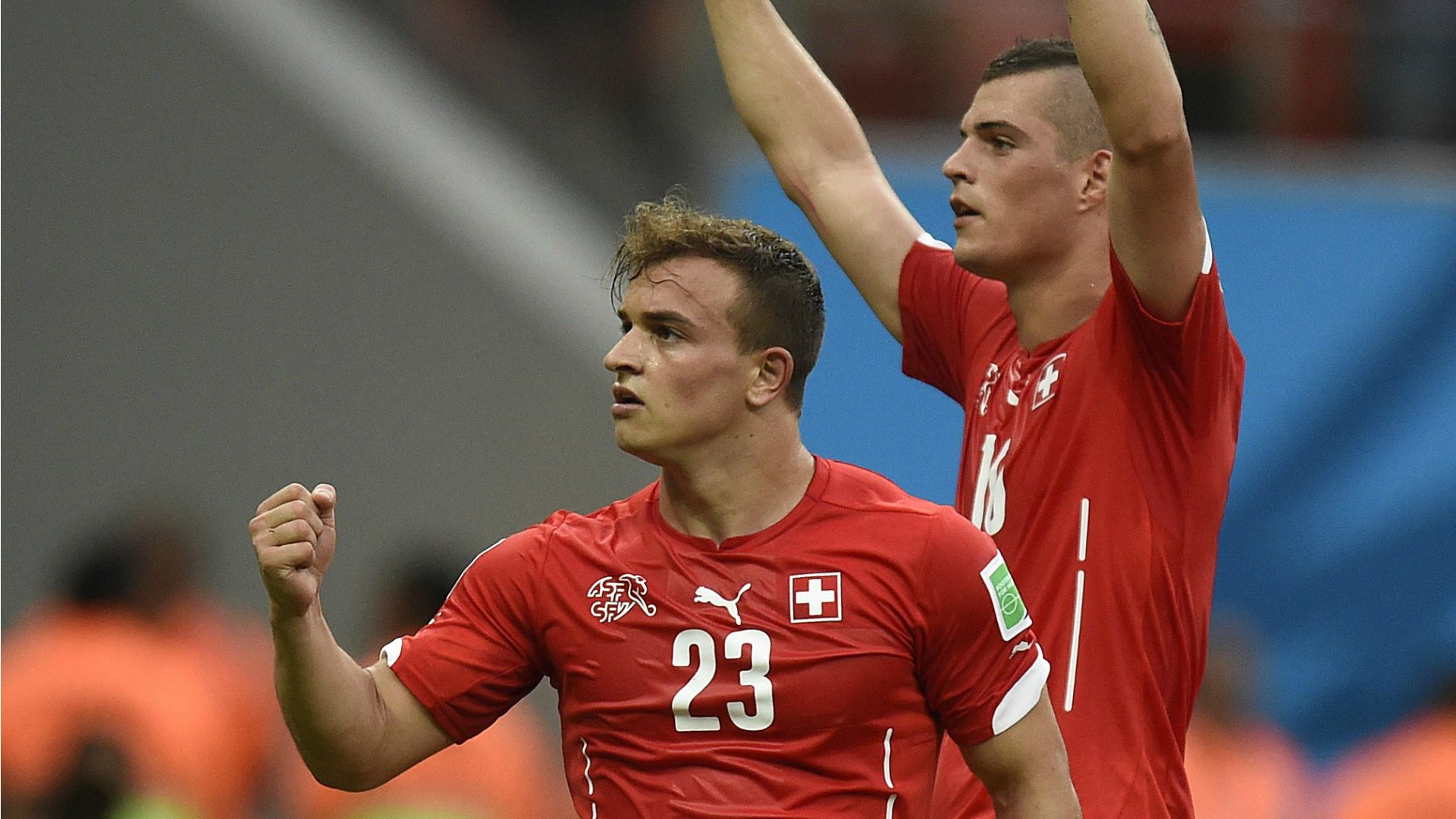 Shaqiri Xhaka Switzerland