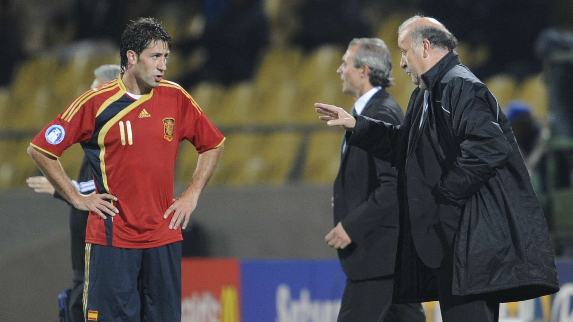 Vicente del Bosque Joan Capdevila Spain New Zealand Confederations Cup