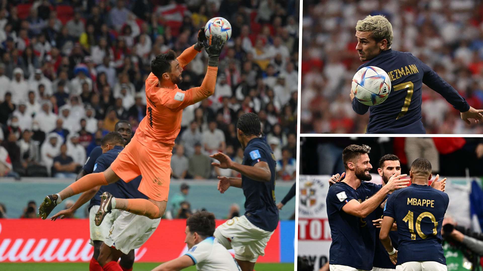 Angleterre France Lloris Griezmann Giroud Mbappé