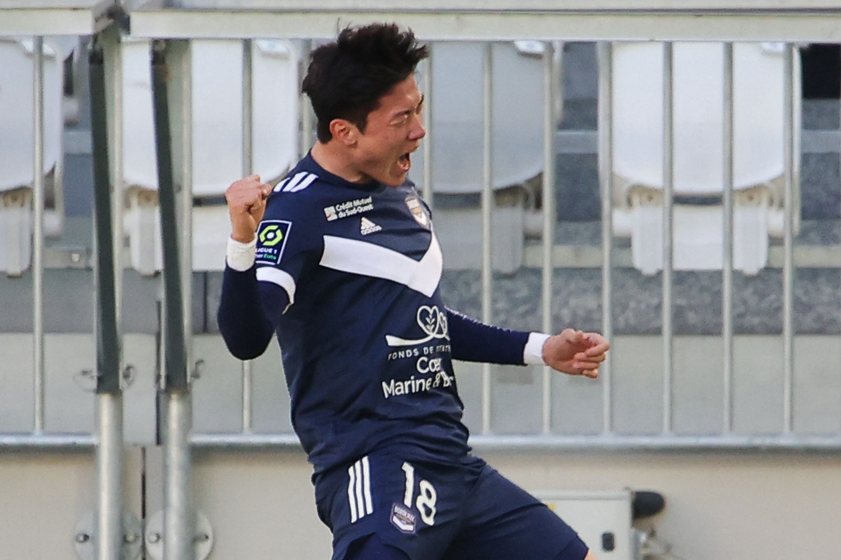 황의조 보르도 스트라스부르 세레머니