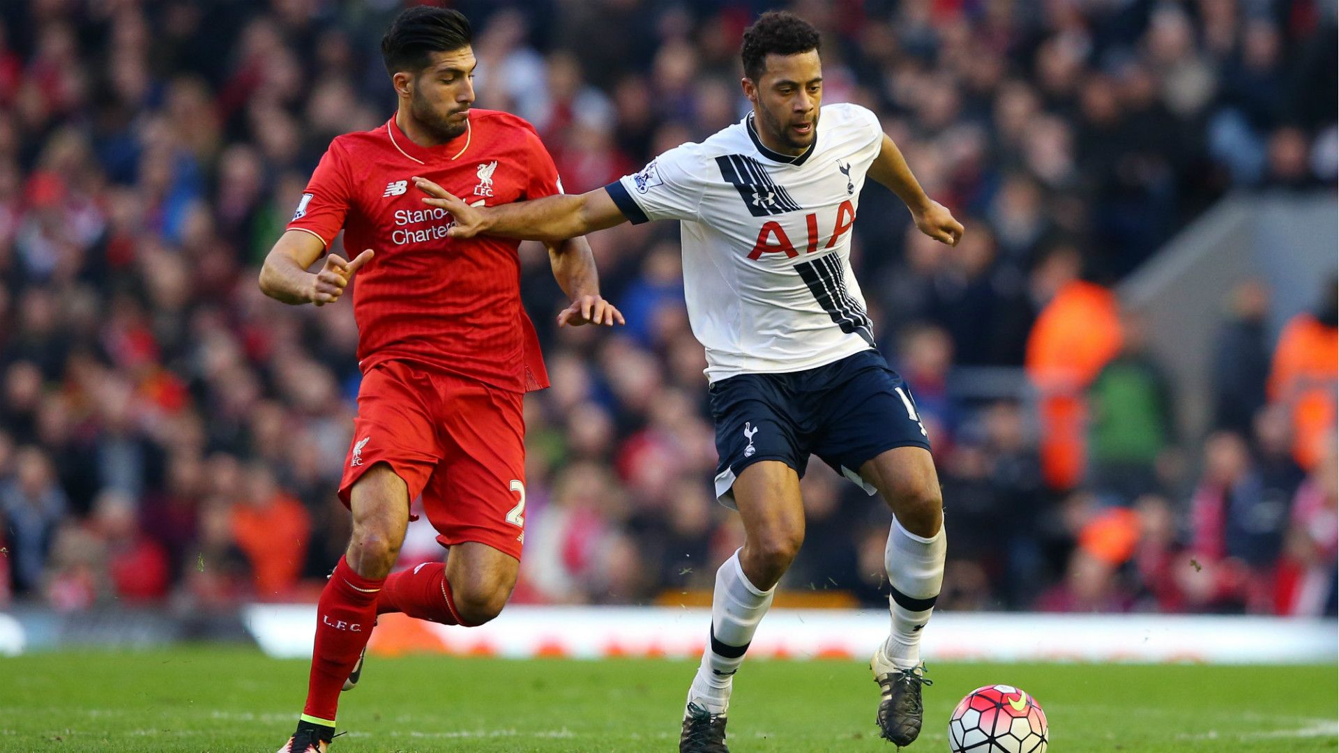Emre Can Liverpool Moussa Dembele Tottenham Premier League