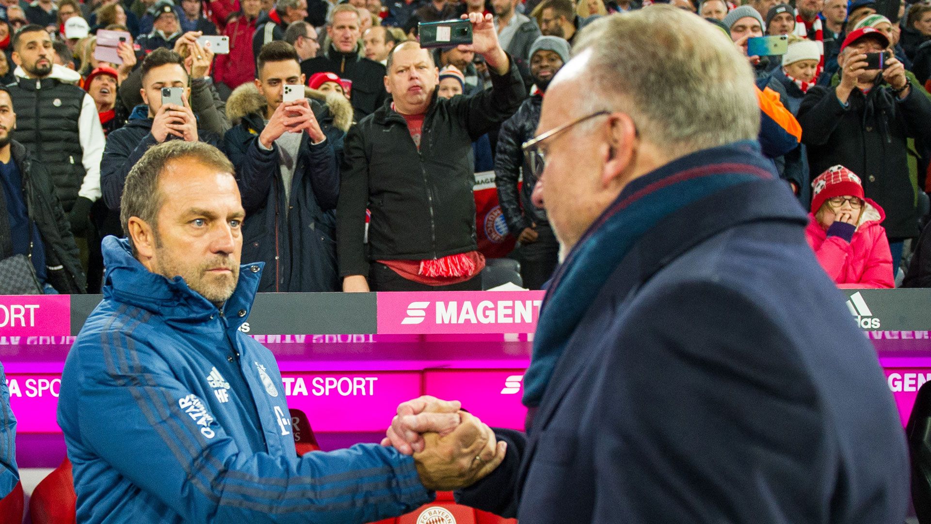 GER ONLY Bayern Hansi Flick Karl Heinz Rummenigge