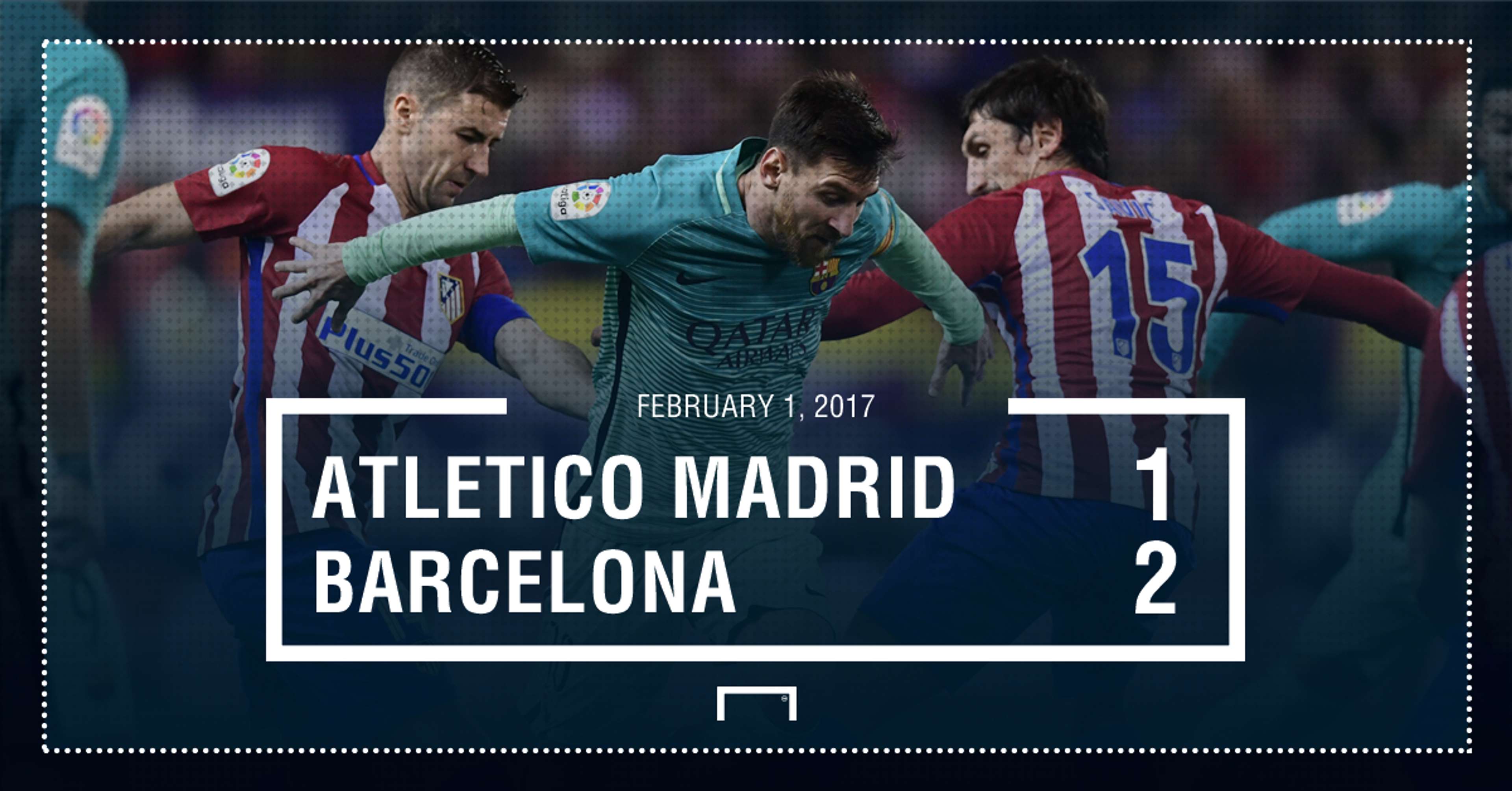 Atletico Barcelona result