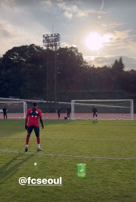 Jesse Lingard FC Seoul training