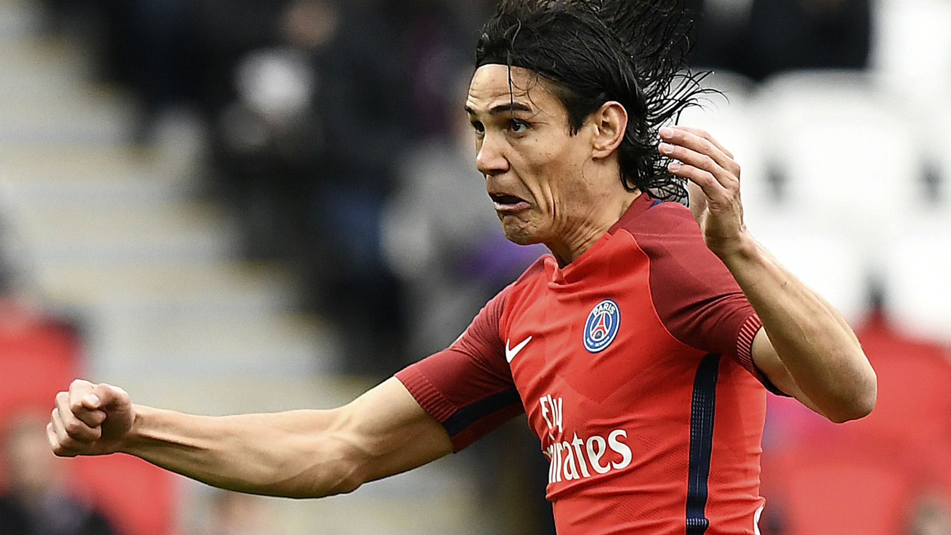 Edinson Cavani PSG Bastia Ligue 1 06052017
