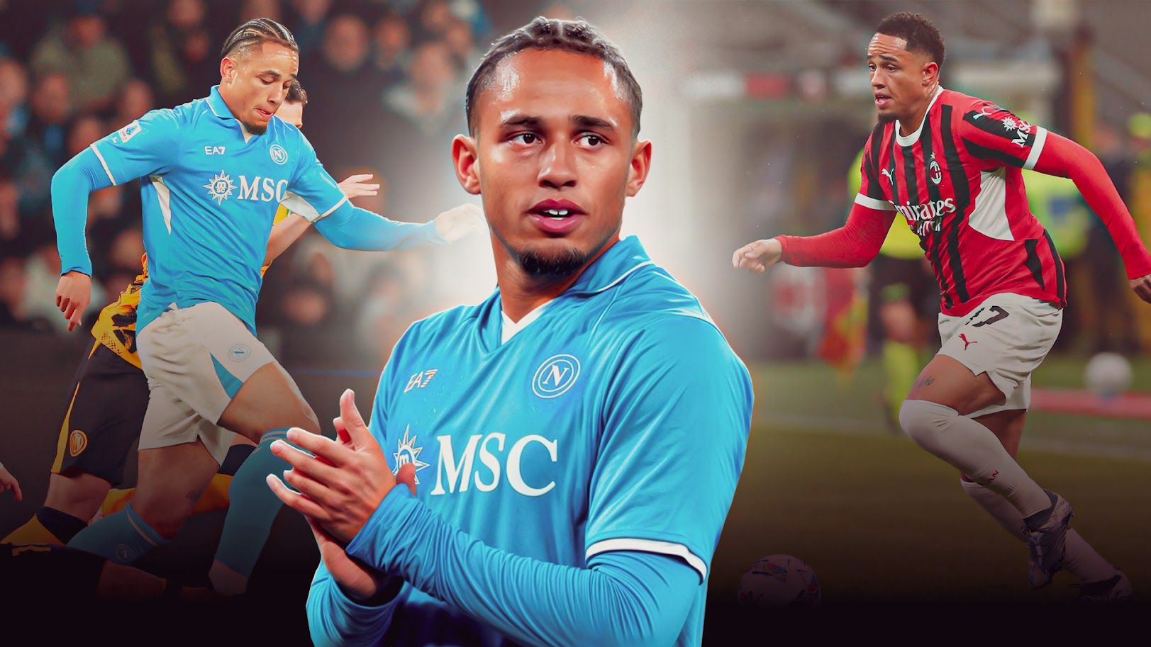 Noah Okafor Napoli Milan GFX