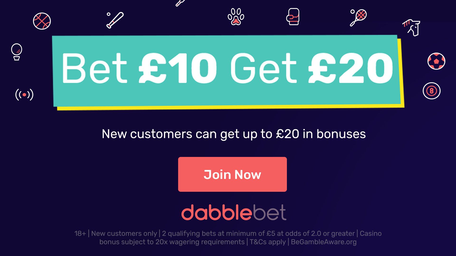 new dabblebet bet10get20 creative 1920x1080