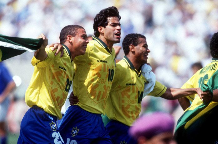 Ronaldo Rai Cafu Brazil World Cup 1994