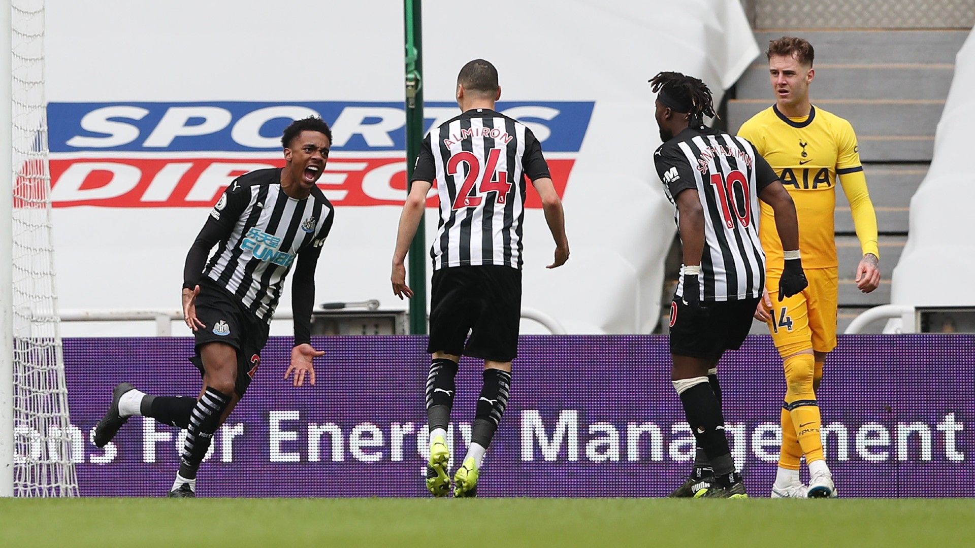 Willock Newcastle Tottenham 2021