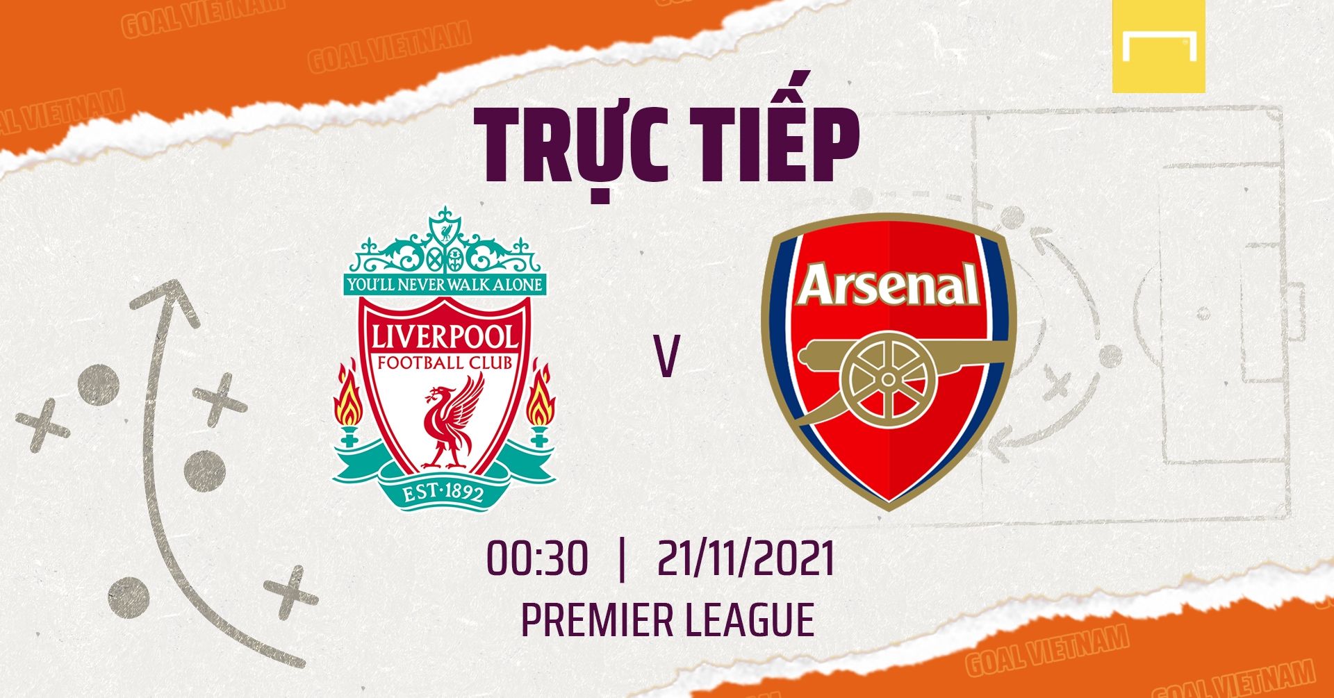 Live Liverpool vs Arsenal Premier League 2021/22 GFX