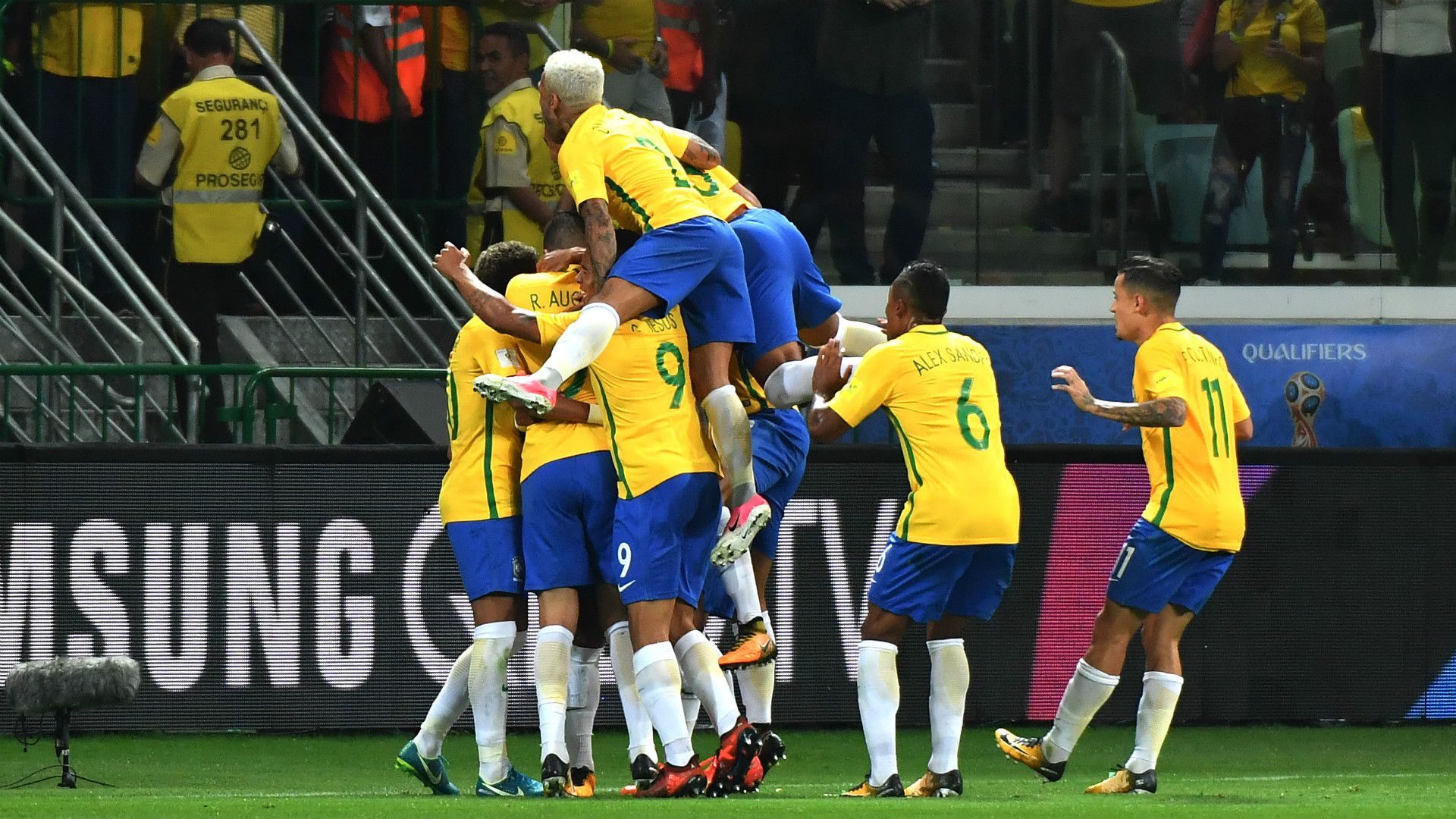Brazil celebrate