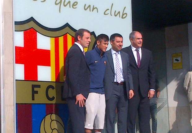 Neymar presentation at Barcelona